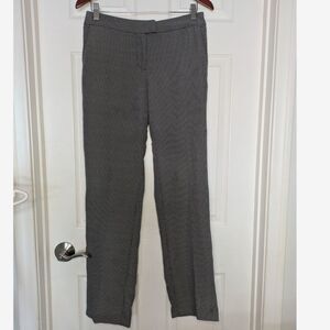 Black & White Straight-Leg Trousers -Jones New York